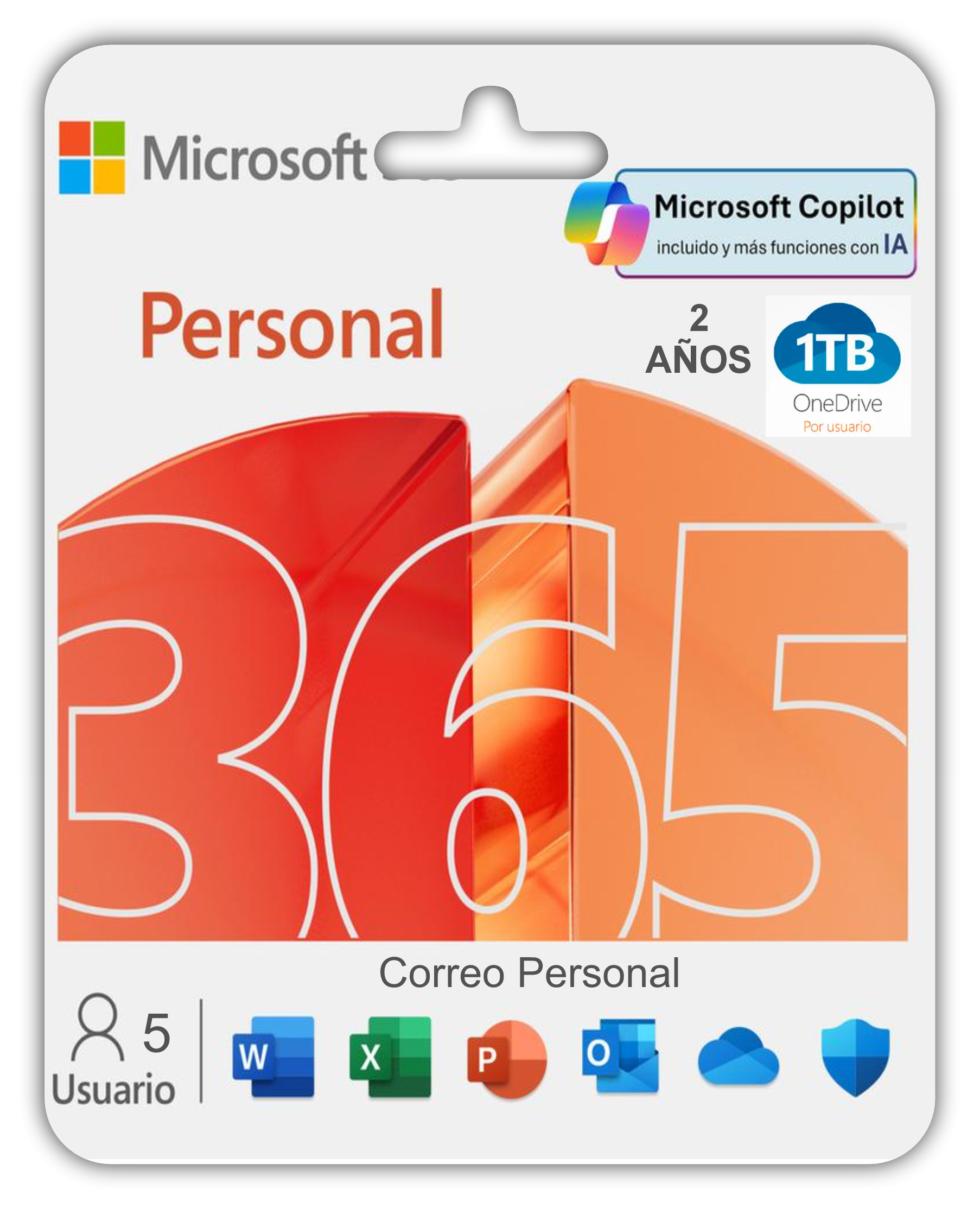 Office 365  +  1TB 2 años